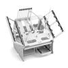 Praxis WetbenchSX Open Air Computer Test Bench Complete - Angled Edition - White view 1