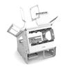 Praxis WetbenchSX Open Air Computer Test Bench Complete - Angled Edition - White view 2
