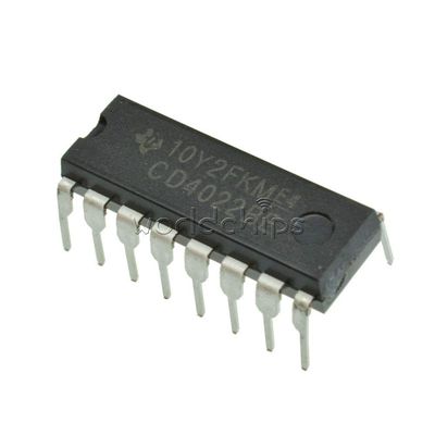 Electronic Components 10PCS CD4022BE DIP-16 CD4022 DIP16 TI CMOS Counter Dividers IC TOP