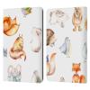 Head Case Designs Officially Licensed Haroulita Cute Mix Animal Patterns Leather Wallet Case Compatible with Kindle Paperwhite 1/2 / 3 view 1