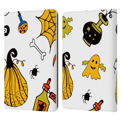 Head Case Designs Officially Licensed Haroulita Halloween Galore Playful Graphics Leather Wallet Case Compatible with Kindle Paperwhite 1/2 / 3