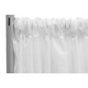 1 Pc, Sheer Voile Flame Retardant (Fr) 12Ft H X 118" W Drape/Backdrop Curtain Panel - White(Machine Washable Cold & Low Heat) for Upcoming Wedding, Birthday, Shower, Tradeshow view 1
