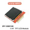Electronic Components 1/2/5/10PCS 1.44" Inch 128X128 SPI Color TFT LCD Module Replace Nokia 5110 - (Qty:10PCS) view 2