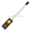 Electronic Components Matrix Array12/13/15 Keys Membrane Switch Keypad Keyboard 3655/2040/4040mm - (Model:5Key) view 4