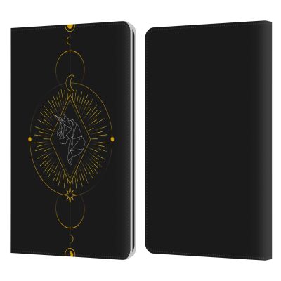 Head Case Designs Officially Licensed Haroulita Unicorn Celestial Leather Wallet Case Compatible with Kindle Paperwhite 1/2 / 3