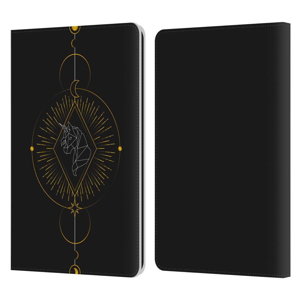 Head Case Designs Officially Licensed Haroulita Unicorn Celestial Leather Wallet Case Compatible with Kindle Paperwhite 1/2 / 3