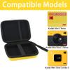 Aenllosi Hard Carrying Case for Kodak Mini Shot 3 Retro/Square Printer, Film Cartridge Holder (Case Only, Black & Yellow) view 3