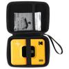 Aenllosi Hard Carrying Case for Kodak Mini Shot 3 Retro/Square Printer, Film Cartridge Holder (Case Only, Black & Yellow) view 4