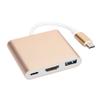 Zopsc USB C to Adapter, High Speed 5Gbps 3 in 1 Multifunctional Type C Converter with Metal Shell for Pro Air Laptop Tablet Phone view 1