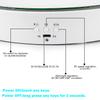Leadleds Motorized Rotating Display Stand, 360 Degree Rotation 7.7" Top Mirror, Rotation Speed and Angle Adjustable Display Turntable for Photography, Video, Product Display (White) view 3