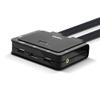 LINDY 2 Port DisplayPort 1.2, USB Type C, USB 2.0 & Audio Cable KVM Switch view 2