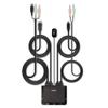 LINDY 2 Port DisplayPort 1.2, USB Type C, USB 2.0 & Audio Cable KVM Switch view 3