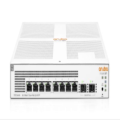 [H] [BCM] Hewlett Packard Enterprise HPE Aruba Instant on 1930 8G Class4 PoE 2SFP 124W Switch - L2+ - Managed - 8 x 10/100/1000 (PoE+) + 2 x Gigabit SFP - Rack Mount - PoE+ (124W)