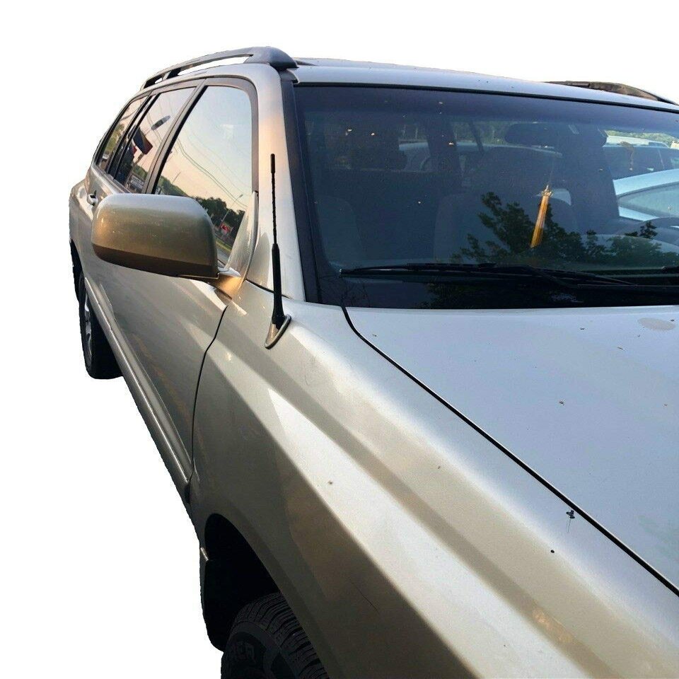 11 Black External Antenna Mast for Toyota Highlander 2001-2013 - Automotive Antenna Replacement for Cars, Trucks & SUV - FM AM Radio Compatible - Car & Truck Exterior Accessories for Men & Women
