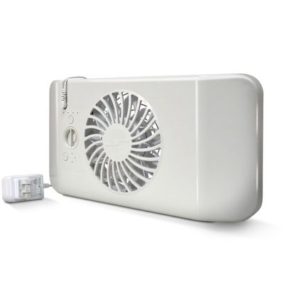 Suncourt Equalizer EZ8 Floor Register Booster Fan Ultra-Quiet, 8-Speed Fan with Smart Technology and 6-Foot Power Cord, HC600 (White)