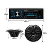 BOSS Audio Systems MCBK634B.64 Marine Boat Bluetooth Stereo & 6.5 Inch Speakers - No CD DVD Player, AM/FM Radio Receiver Head Unit, Dipole Antenna view 4