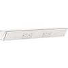 18" White TR Angle Power Strip, White receptacles view 1