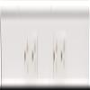 18" White TR Angle Power Strip, White receptacles view 2