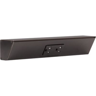 Task Lighting TR Angled Power Strip (12 Inch, Black)