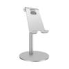 Cell Phone Stand Holder for Desk Adjustable Height Angle Aluminum Alloy Sturdy Tablet PC Stands for iPhone for iPad (Silver) view 1