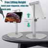 Cell Phone Stand Holder for Desk Adjustable Height Angle Aluminum Alloy Sturdy Tablet PC Stands for iPhone for iPad (Silver) view 2