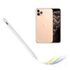Active Stylus Pen for iPhone 11/12/13/14/15 Pro Max, Electronic Pencil Compatible with iPhone 11/12/13/14/15 Pro Max Stylus Pen,Good for Sketching and Note-Taking Pens, White view 1