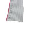 Electronic Components 16 Terminals Flat IDC Ribbon Cable Cord Connector 20mm Wide 12M Long Gray view 2