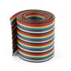 Electronic Components 1m 3.3ft 40 Way Rainbow Color Flat Ribbon Cable IDC Wire 1.27mm for Arduino DIY view 1