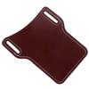 UKCOCO Cell Phone Protective Pouch Pu Leather Waist Bag for Men Practical Mobile Phone Storage for Hiking and Shopping Simple Design for Everyday Use view 2