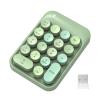 FELICON Wireless Numeric Keypad 18 Keys with 2.4G Mini Portable Silent Number Pad USB Receiver Financial Accounting Keyboard Extensions for Laptop Desktop PC ProGreen Mix view 1