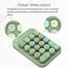 FELICON Wireless Numeric Keypad 18 Keys with 2.4G Mini Portable Silent Number Pad USB Receiver Financial Accounting Keyboard Extensions for Laptop Desktop PC ProGreen Mix view 3