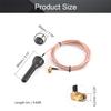 Othmro 433MHZ Antenna - 433 MHZ Antenna Terminal SMA Male Inner pin Connector Curved Aerial Black Cable Mushroom Antenna RG316 3m Cable 1piece view 2