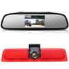 12mm Lens CMOS Rear View Camera+4.3" Car Rear View Mirror Brake Light Car Roof Rear View Camera Caddy Life 2K Facelift III Box 2KA Combi Cross Maxi Tdi Third 3 2003-2014 Bj view 1