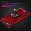 ULAK Compatible with iPod Touch 7/6/5 Case with 2 HD Screen Protectors, Hybrid Rugged Shockproof Cover with Built-in Kickstand for iPod Touch 7th/6th/5th Generation (Red) view 4