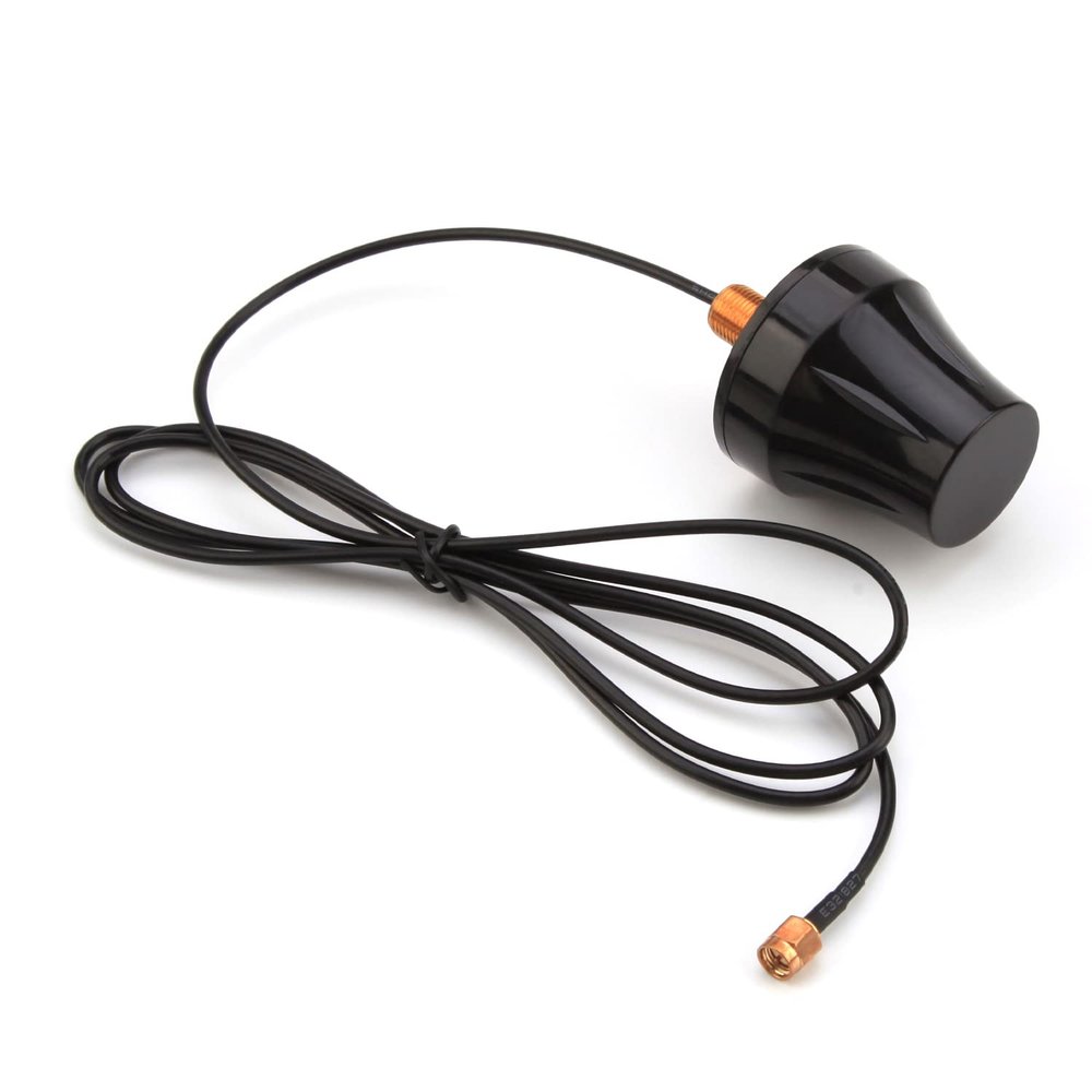Othmro 433MHZ Antenna - 433 MHZ Antenna Terminal SMA Male Inner Pin Straight Connector Aerial Black Cable Mushroom Antenna RG174 1.5m Cable 1piece