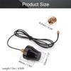Othmro 433MHZ Antenna - 433 MHZ Antenna Terminal SMA Male Inner Pin Straight Connector Aerial Black Cable Mushroom Antenna RG174 1.5m Cable 1piece view 2
