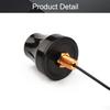 Othmro 433MHZ Antenna - 433 MHZ Antenna Terminal SMA Male Inner Pin Straight Connector Aerial Black Cable Mushroom Antenna RG174 1.5m Cable 1piece view 3