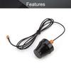 Othmro 433MHZ Antenna - 433 MHZ Antenna Terminal SMA Male Inner Pin Straight Connector Aerial Black Cable Mushroom Antenna RG174 1.5m Cable 1piece view 4