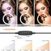 10 Selfie Ring Light with Tripod Stand & Cell Phone Holder for Live Stream/Makeup, UBeesize Mini Led Camera Ringlight for YouTube Video/Photography Compatible with iPhone Xs Max XR Android view 3