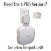 The Eero Genie for eero 6, 6+, and Mesh Wi-Fi: Wall Mount Outlet Holder Stand | Lowest Profile | Open Access | Multiple Install Options | Horizontal Outlets | Design Winner! (3-Pack) view 4