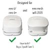 The Eero Genie for eero 6, 6+, and Mesh Wi-Fi: Wall Mount Outlet Holder Stand | Lowest Profile | Open Access | Multiple Install Options | Horizontal Outlets | Design Winner! (1-Pack) view 3