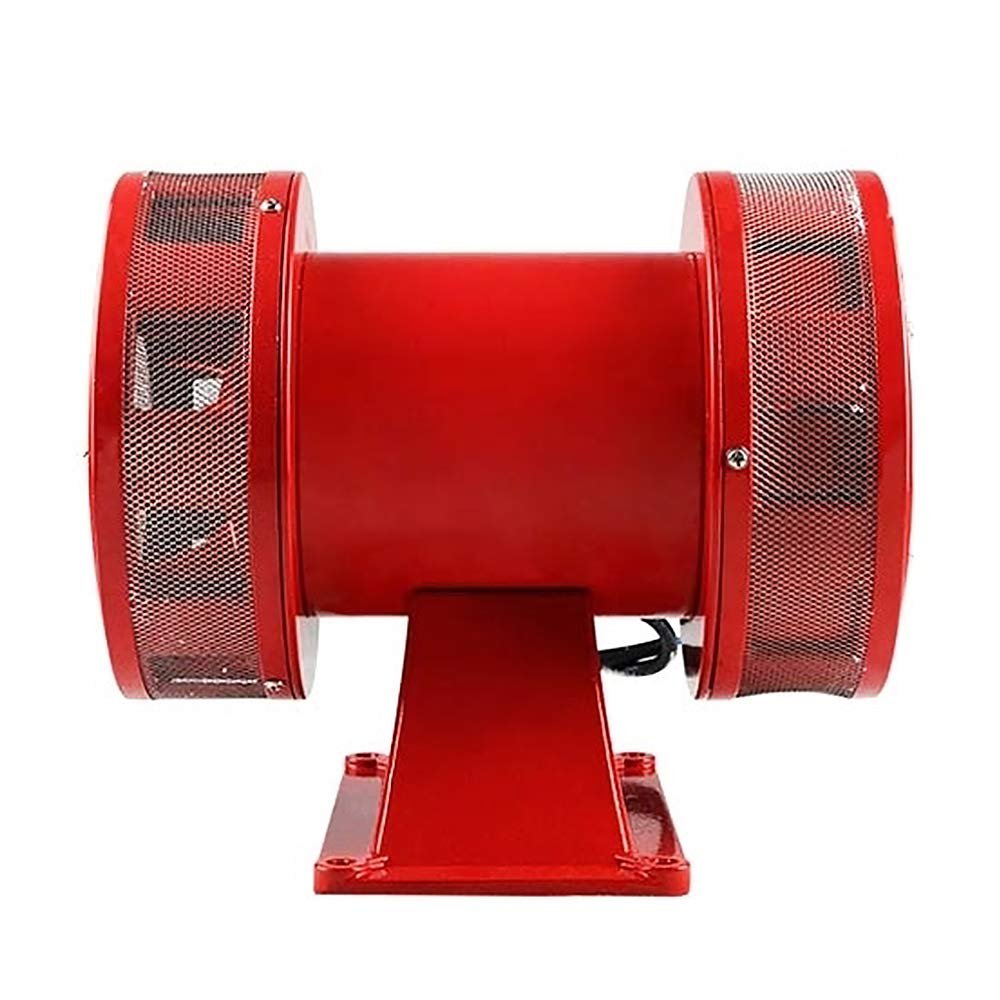 ATO Air Raid Siren, 123dB, Two-Way, 110V AC Tornado Siren, 120V Industrial Alarm Sound Motor High Power Buzzer Siren, for Emergency Alarm in Chemical, Petroleum and Other Industries