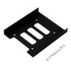 2.5" to 3.5" Hard Drive Mounting Bracket for PC, Metal, Black view 1