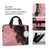 ALAZA African Girl with Headphones Laptop Case Bag Sleeve Portable Crossbody Messenger Briefcase w/Strap Handle, 13 14 15.6 inch view 4