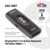Club3D DP 1.4 4K120HZ HDR Active Repeater F/F displayport, W126175647 (Repeater F/F displayport Black DP 1.4 4K120HZ HDR Active Repeater F/F, displayport, displayport, Black) view 2