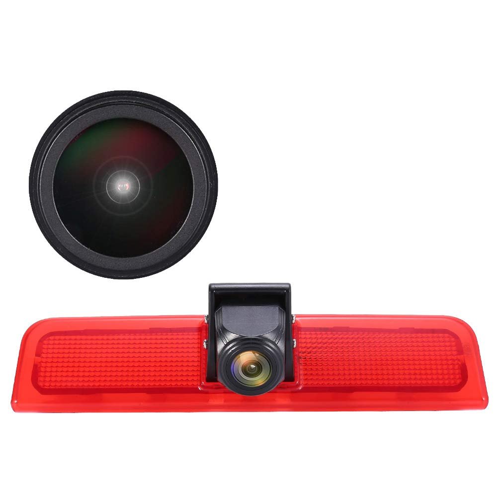 1280 x 720 Pixel 1000TV Lines HD Lens IP68 Waterproof Night Vision Reversing Camera for VW Caddy Life 2K Facelift III Kasten 2KA Kombi Cross Maxi Tdi Dritte 3 2003-2014 Bj/Transporter Van