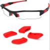 PapaViva 2 pairs Replacement Nose Pad for Oakley Flak Beta OO9363 / Flak Beta Asian Fit OO9372 / Flak 2.0 / Flak Jacket/Flak Draft - Red view 2