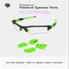 PapaViva 2 pairs Replacement Nose Pad for Oakley Flak Beta OO9363 / Flak Beta Asian Fit OO9372 / Flak 2.0 / Flak Jacket/Flak Draft - Green view 2