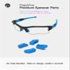 PapaViva 2 pairs Replacement Nose Pad for Oakley Flak Beta OO9363 / Flak Beta Asian Fit OO9372 / Flak 2.0 / Flak Jacket/Flak Draft - Blue view 2