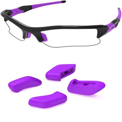 PapaViva 2 pairs Replacement Nose Pad for Oakley Flak Beta OO9363 / Flak Beta Asian Fit OO9372 / Flak 2.0 / Flak Jacket/Flak Draft - Purple